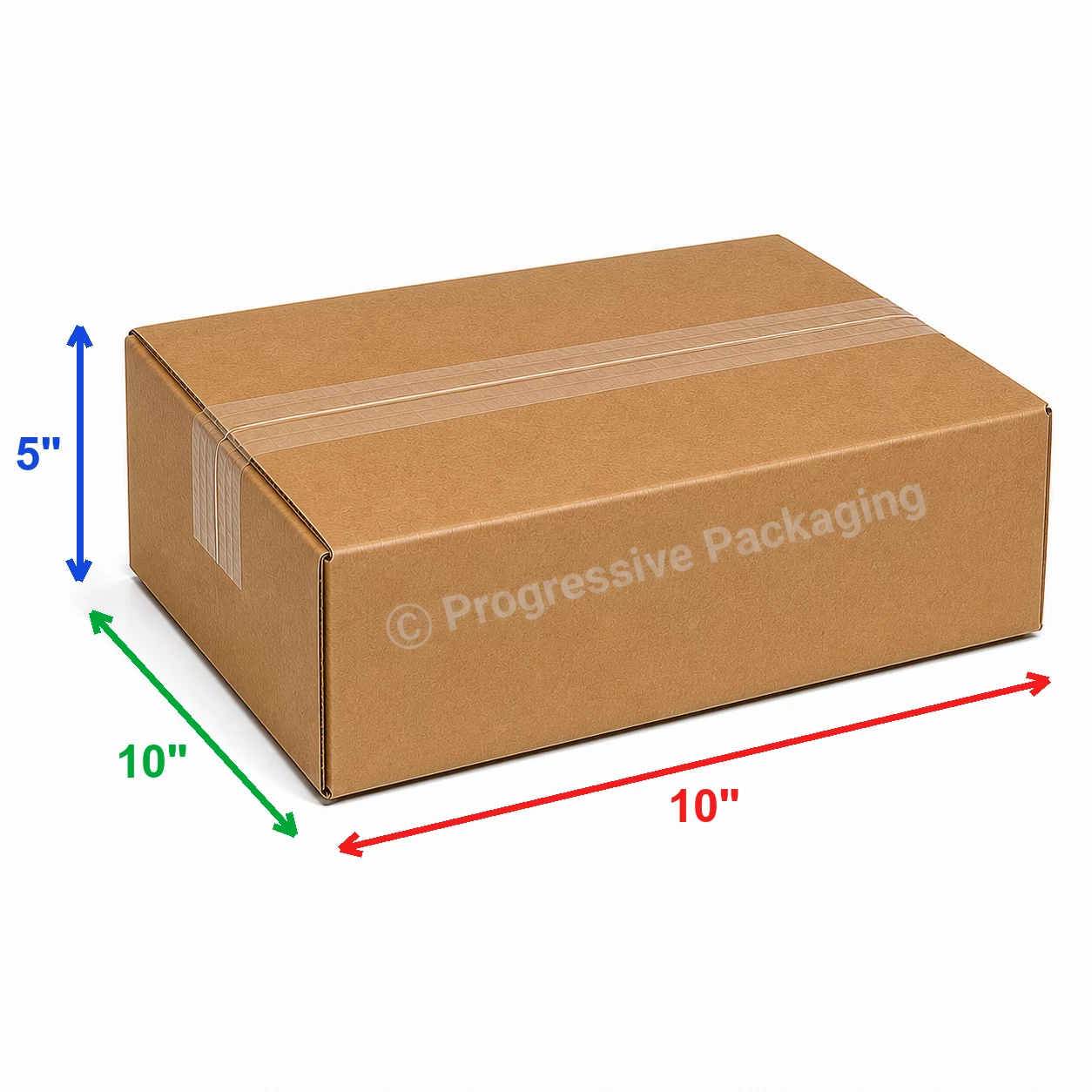 10 x 10 x 5″ Corrugated Boxes (25/Bundle)