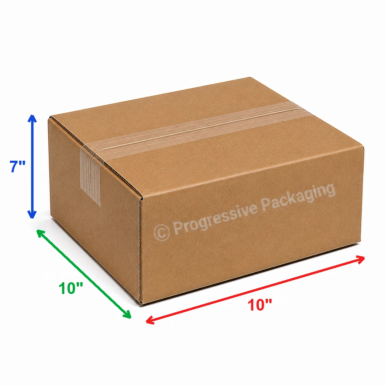 10 x 10 x 7″ Corrugated Boxes (25/Bundle)