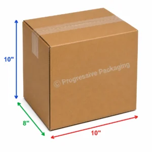 10 x 8 x 10″ Corrugated Boxes (25/Bundle)