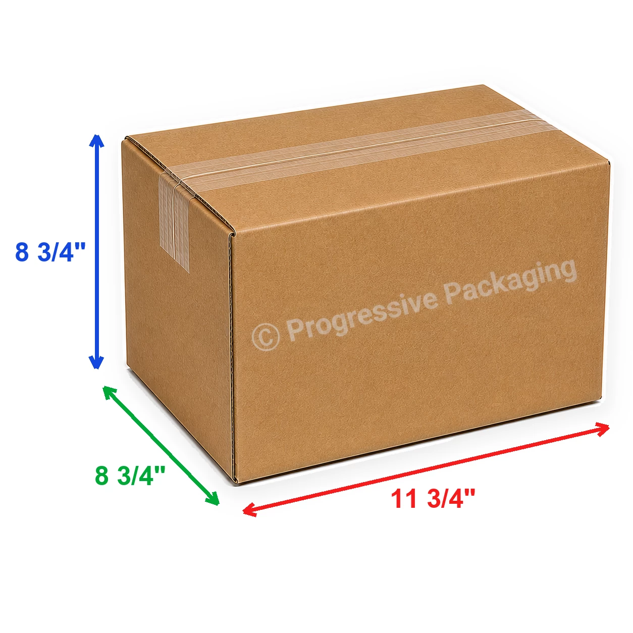 113/4 x 83/4 x 83/4″ Corrugated Boxes (25/Bundle)