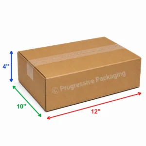12 x 10 x 4″ Corrugated Boxes (25/Bundle)