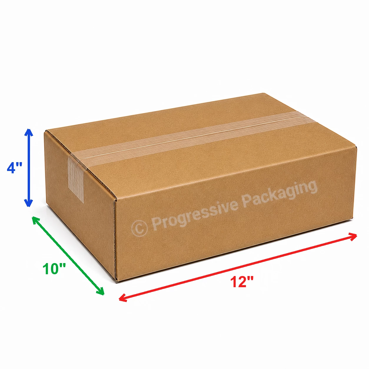 12 x 10 x 4″ Corrugated Boxes (25/Bundle)