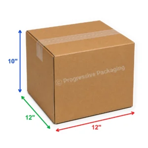12 x 12 x 10″ Corrugated Boxes (25/Bundle)
