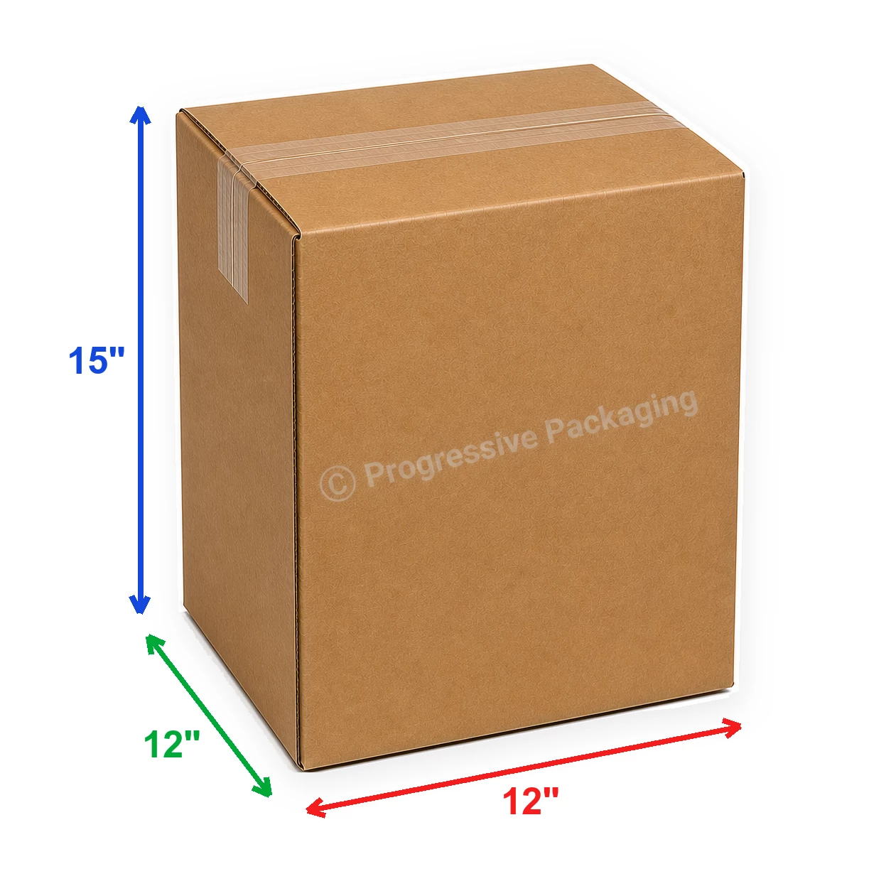 12 x 12 x 15″ Corrugated Boxes (25/Bundle)