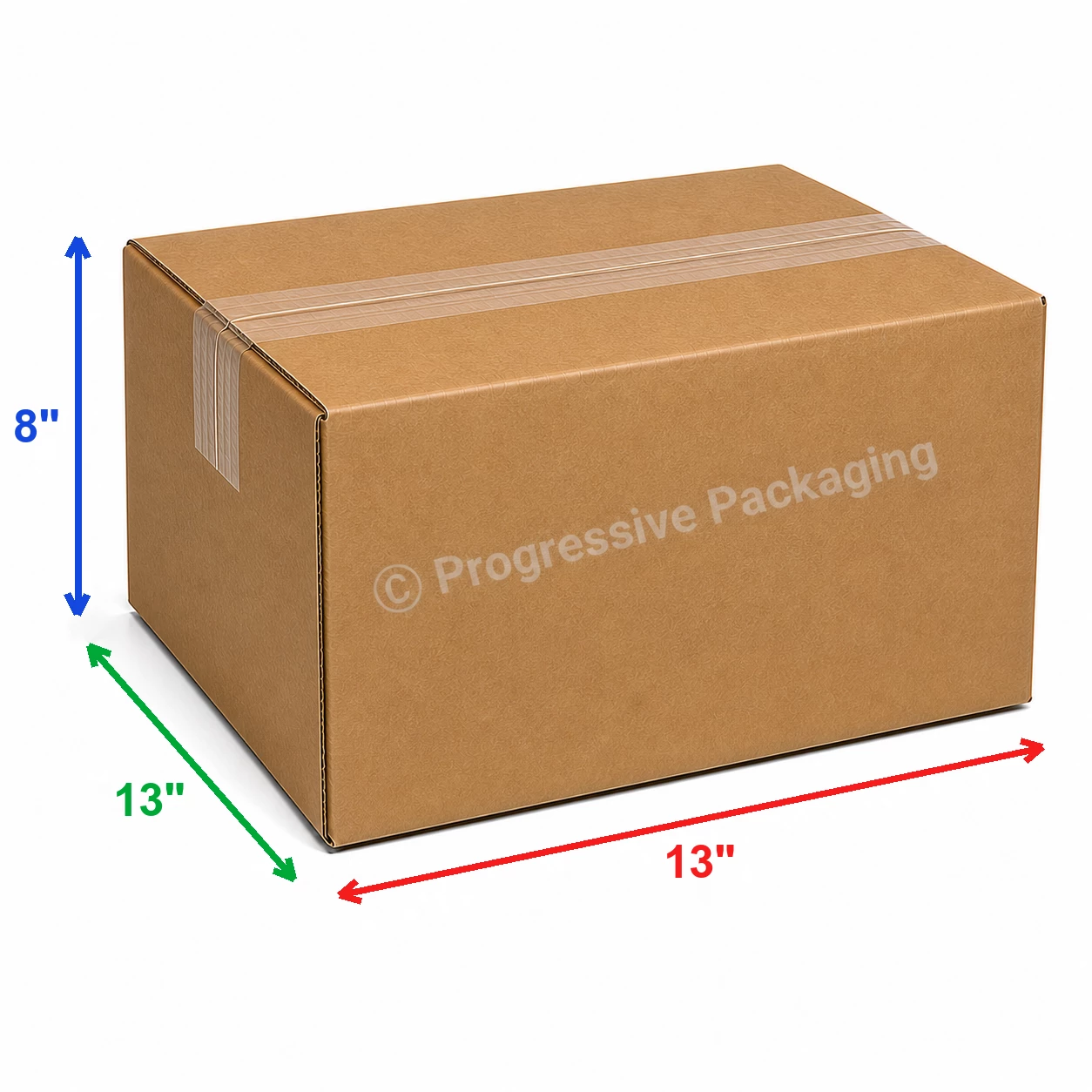 13 x 13 x 8″ Corrugated Boxes (25/Bundle)