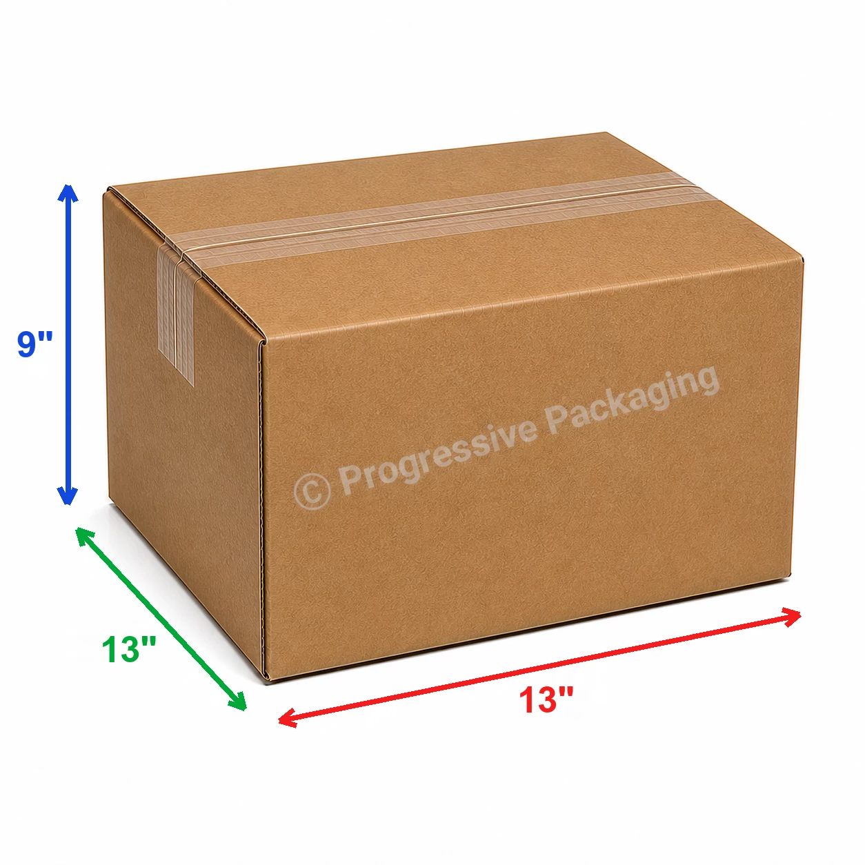 13 x 13 x 9″ Corrugated Boxes (25/Bundle)