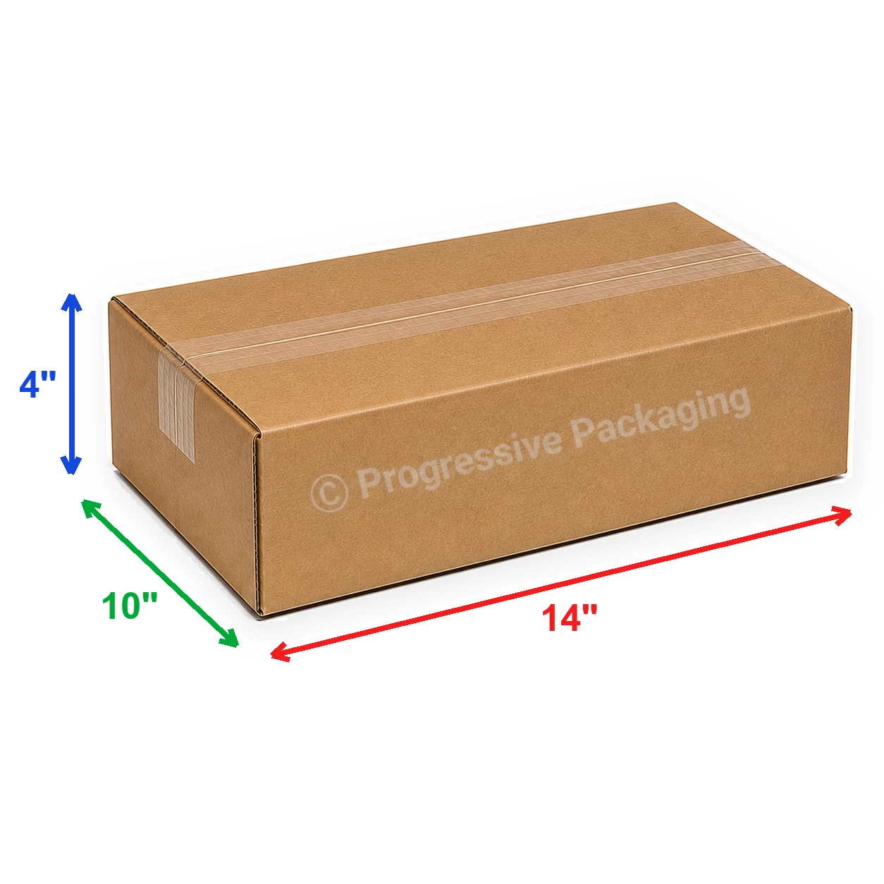 14 x 10 x 4″ Corrugated Boxes (25/Bundle)