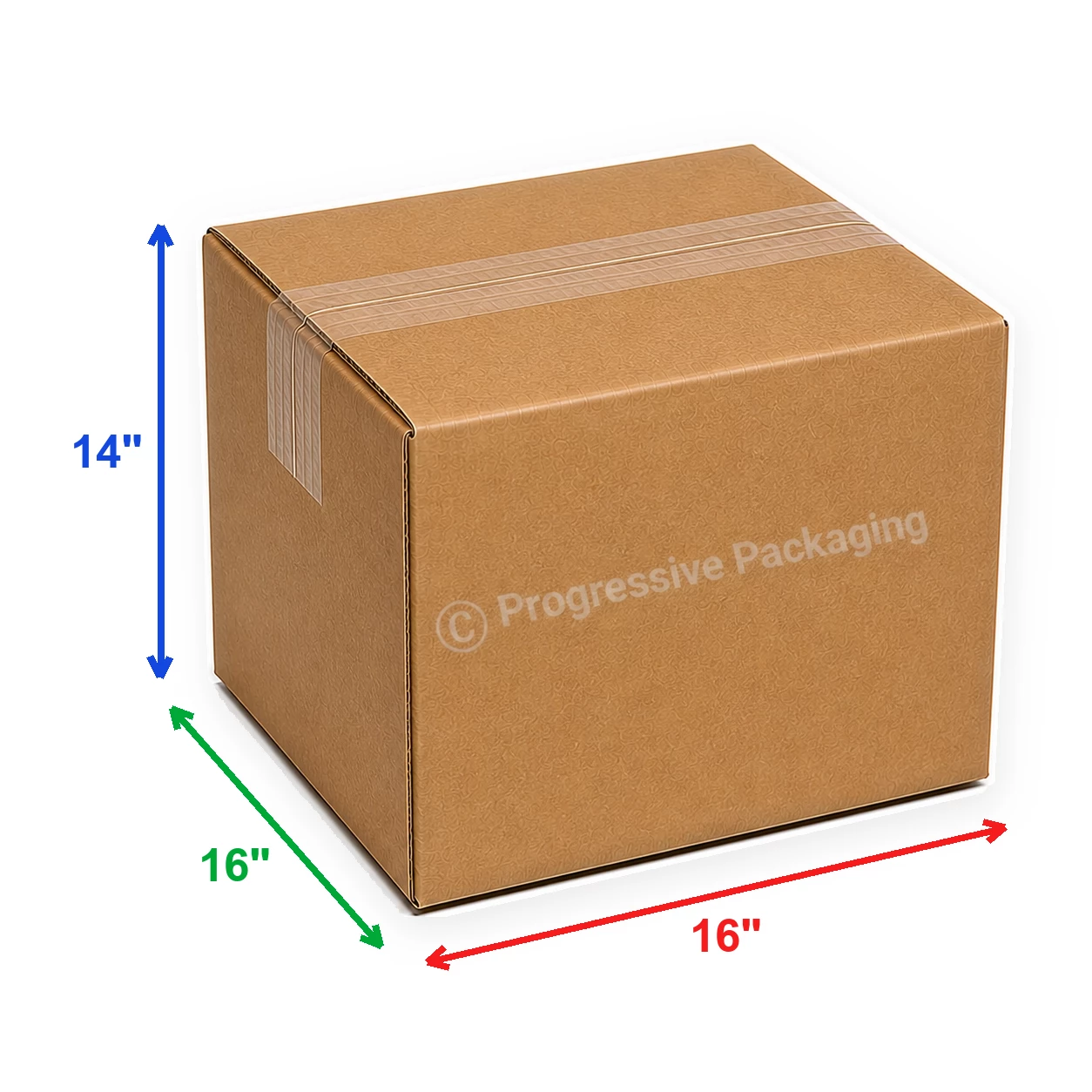 16 x 16 x 14″ Corrugated Boxes (25/Bundle)