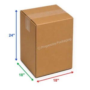 18 x 18 x 24″ Corrugated Boxes (15/bundle)