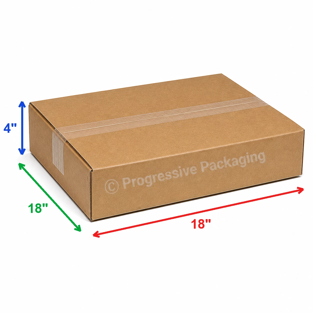 18 x 18 x 4″ Corrugated Boxes (25/Bundle)