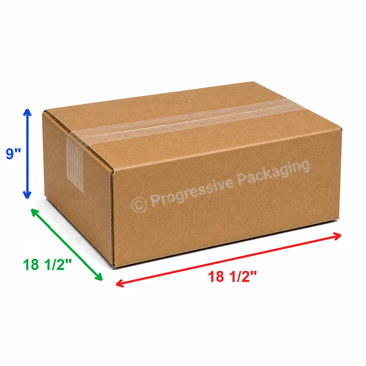 181/2 x 181/2 x 9″ Corrugated Boxes (20/Bundle)