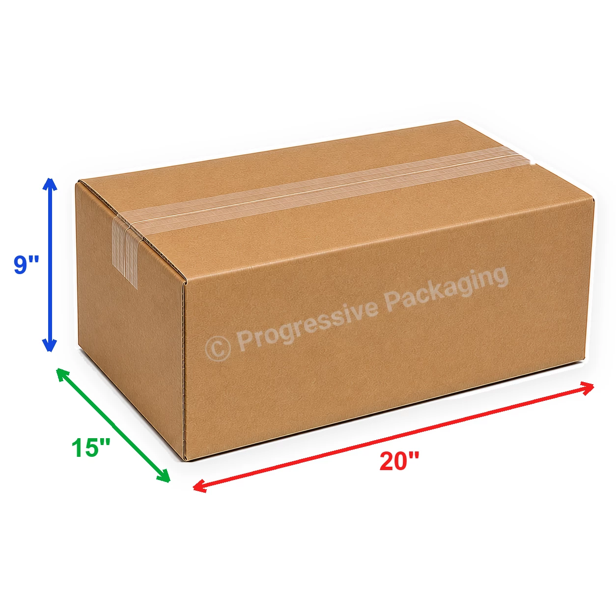 20 x 15 x 9″ Corrugated Boxes (25/bundle)