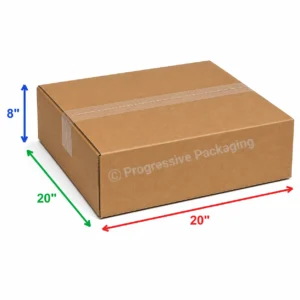20 x 20 x 8″ Flat Corrugated Boxes (15/bundle)