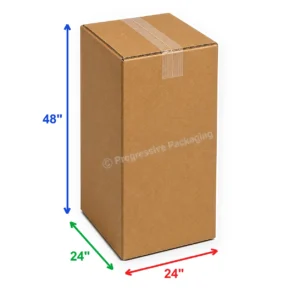 24 x 24 x 48″ Tall Corrugated Boxes (10/bundle)