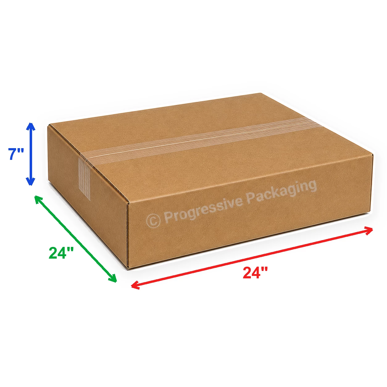 24 x 24 x 7″ Flat Corrugated Boxes (10/bundle)