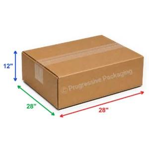28 x 28 x 12″ Corrugated Boxes (10/bundle)