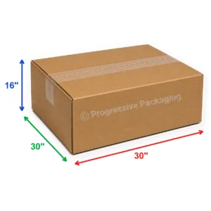 30 x 30 x 16″ Corrugated Boxes (10/bundle)