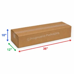 36 x 12 x 10″ Long Corrugated Boxes (15/bundle)