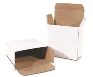 2 x 2 x 7"  White Reverse Tuck Folding Carton (500/case)