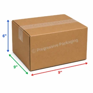 9 x 9 x 6″ Corrugated Boxes (25/Bundle)