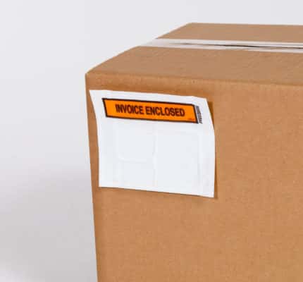 5 1/2 x 10" Panel Face Invoice Enclosed Envelope (1000/Case)