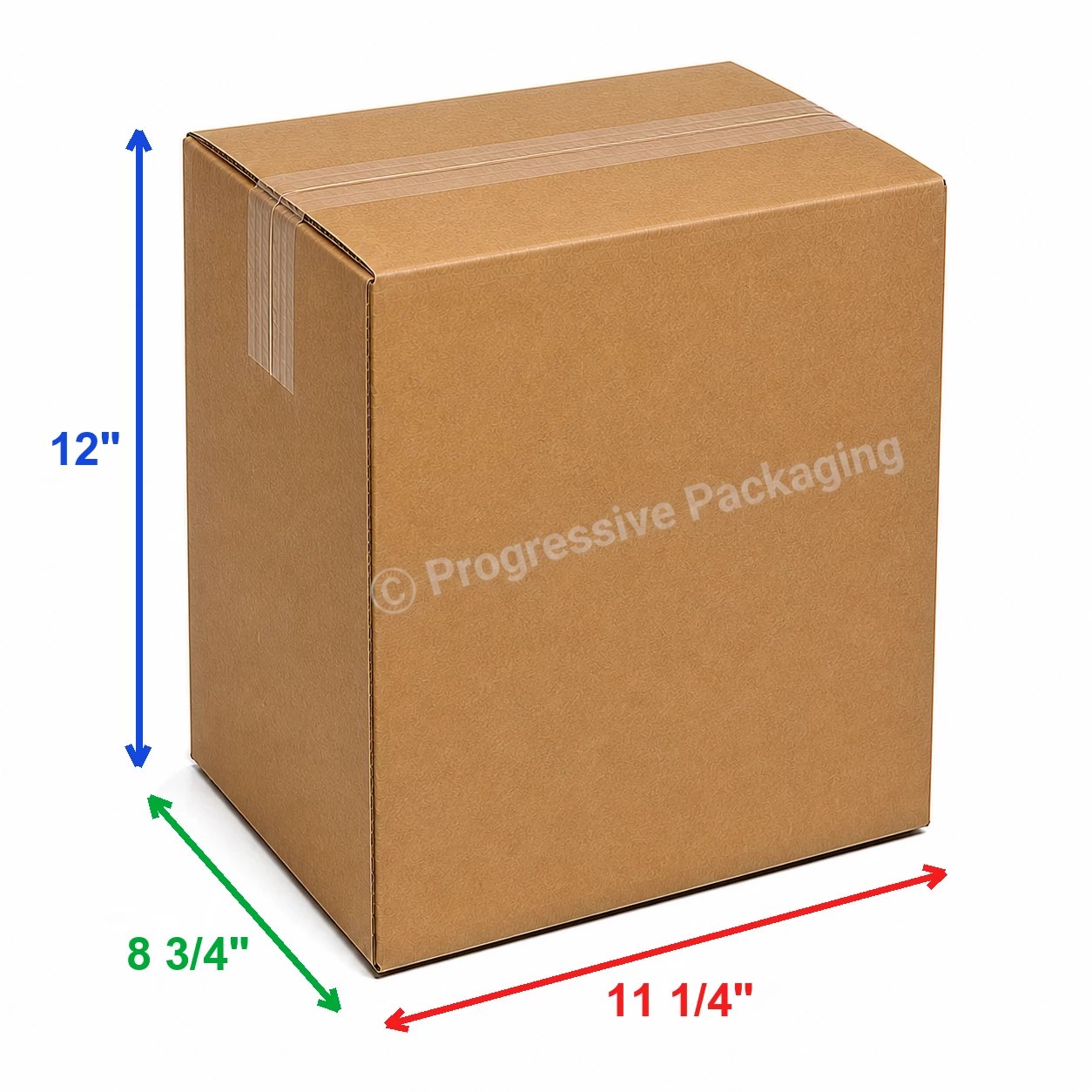 111/4 x 83/4 x 12″ Heavy Duty Corrugated Boxes (25/Bundle)