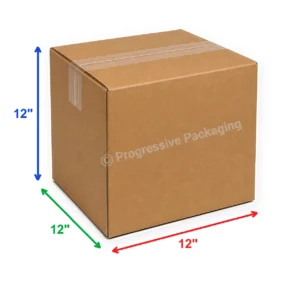 12 x 12 x 12″ Heavy Duty Corrugated Boxes (25/Bundle)