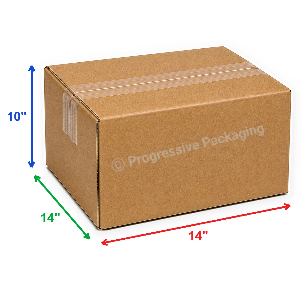 14 x 14 x 10″ Double Wall Corrugated Boxes (15/Bundle)