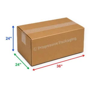 36 x 24 x 24″ Double Wall Corrugated Boxes (5/Bundle)