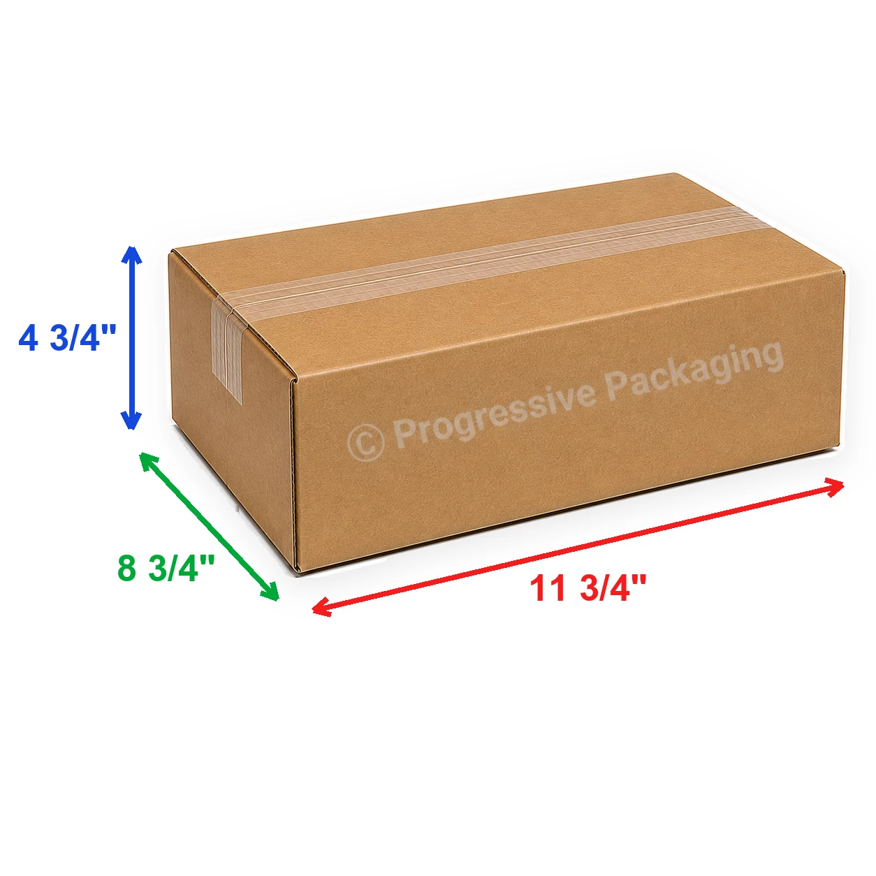 113/4 x 83/4 x 43/4″ Multi-Depth Boxes (25/Bundle)