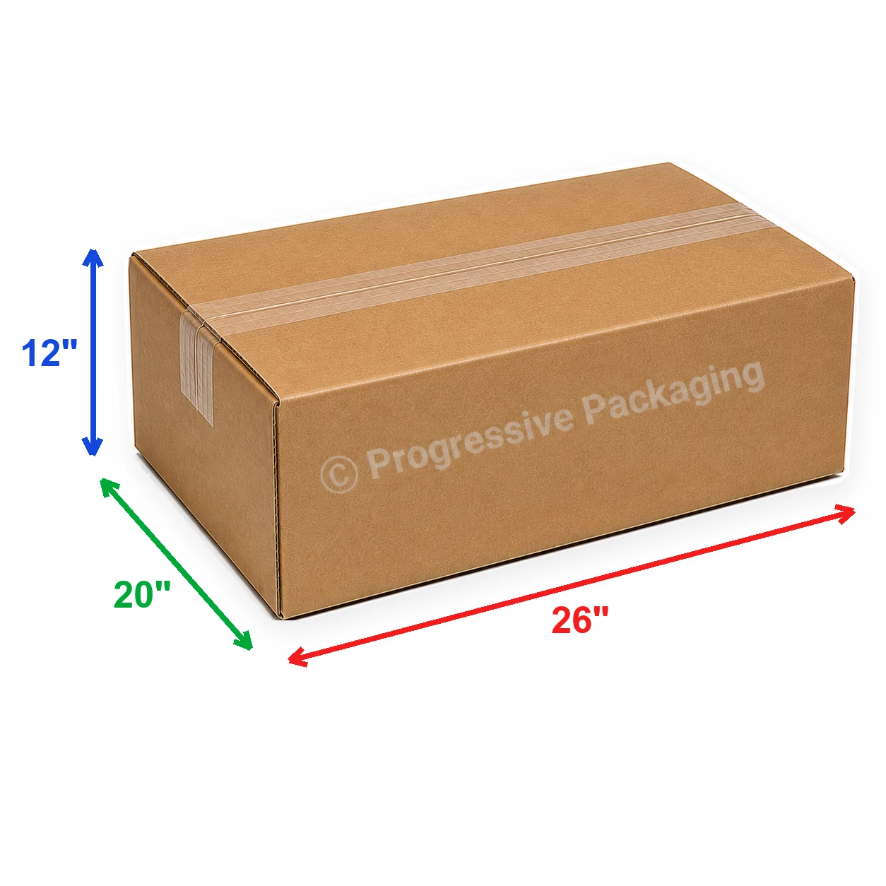 26 x 20 x 12″ Multi-Depth Corrugated Boxes (10/bundle)