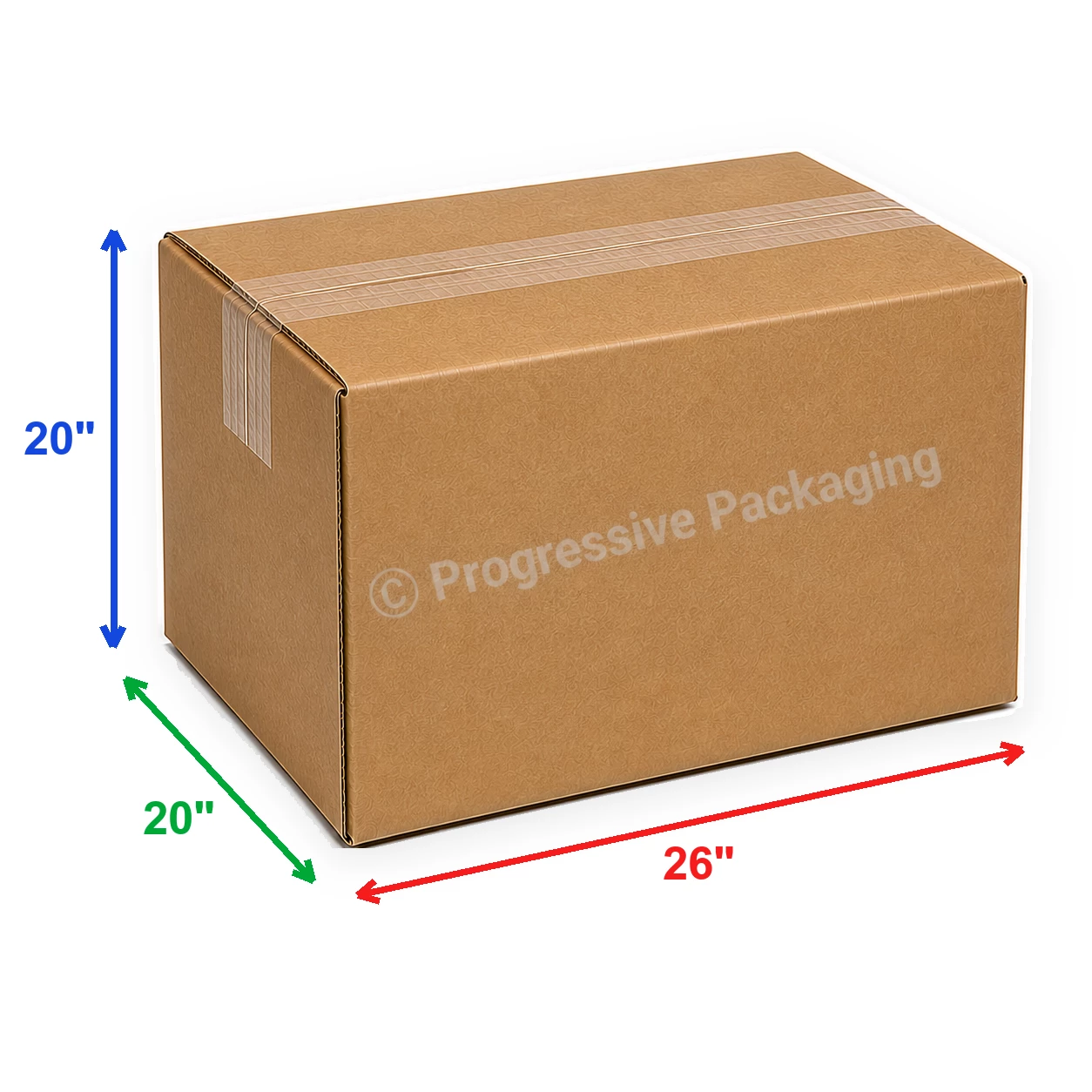 26 x 20 x 20″ Heavy-Duty Multi-Depth Boxes (10/bundle)