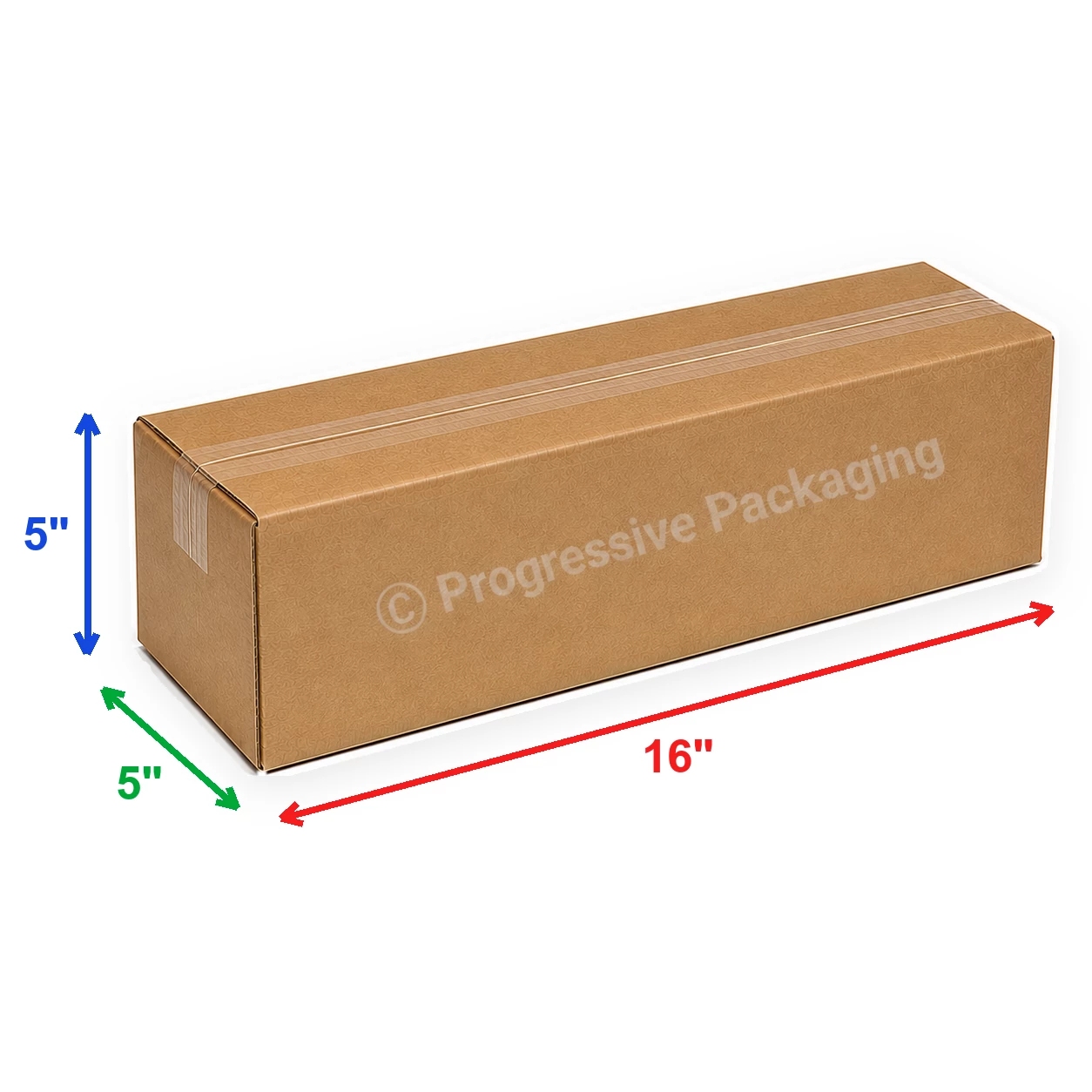 16 x 5 x 5″ Long Corrugated Boxes