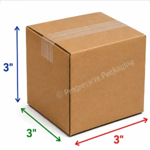 3 x 3 x 3" Corrugated Boxes