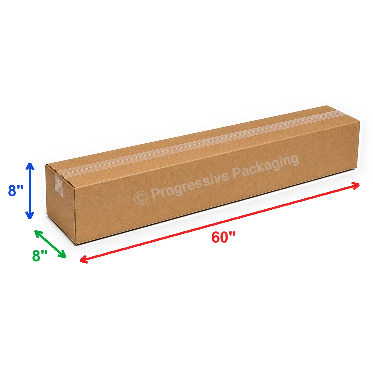 60 x 8 x 8″ Long Corrugated Boxes