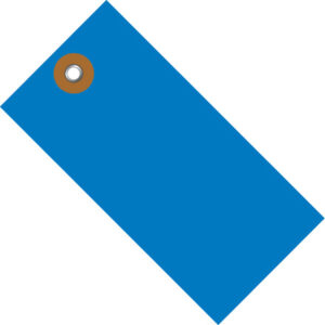 2 3/4 x 1 3/8" Blue Tyvek® Shipping Tag