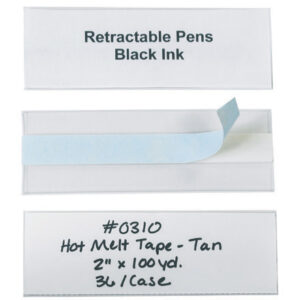 2 x 6" Hol-Dexยฎ Self-Adhesive Plastic Label Holders