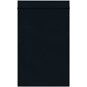 4 x 6" - 2 Mil Black Reclosable Poly Bags