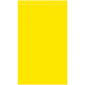 5 x 8" - 2 Mil Yellow Reclosable Poly Bags