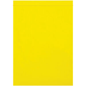 9 x 12" - 2 Mil Yellow Reclosable Poly Bags
