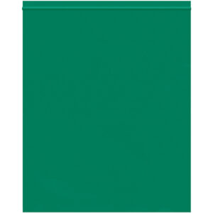 10 x 12" - 2 Mil Green Reclosable Poly Bags