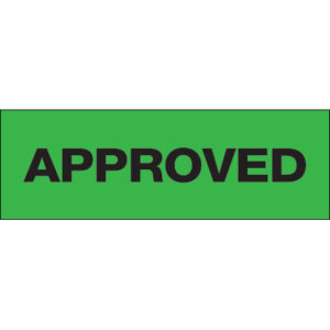 2" x 55 yds. - "Approved" (6 Pack) Tape Logic® Messaged Carton Sealing Tape