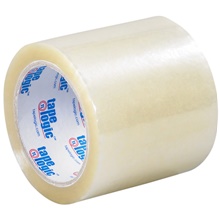 4" x 72 yds. Clear (6 Pack) TAPE LOGIC® 2 Mil Acrylic Tape