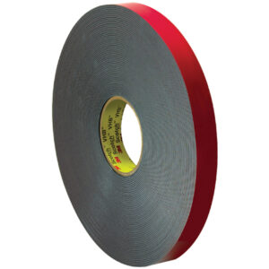 1" x 5 yds. Black 3M™ 5958FR VHB™ Tape